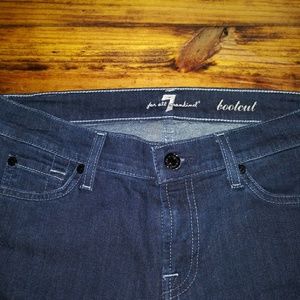 7 For All Man Kind jeans.  sz.7. Boot cut.